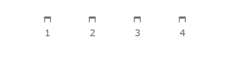 image of up and down strokes in tablature