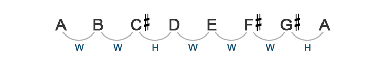 image of frets string names and string numbers